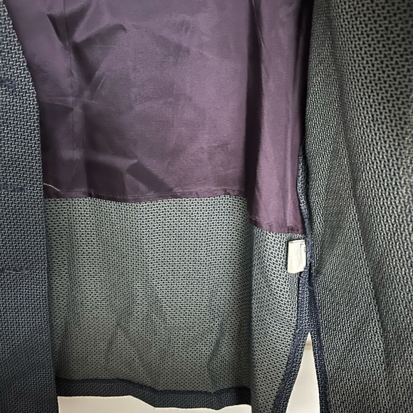 🚫SOLD🚫VTG: Blue Blazer Cardigan - Picture 4 of 6